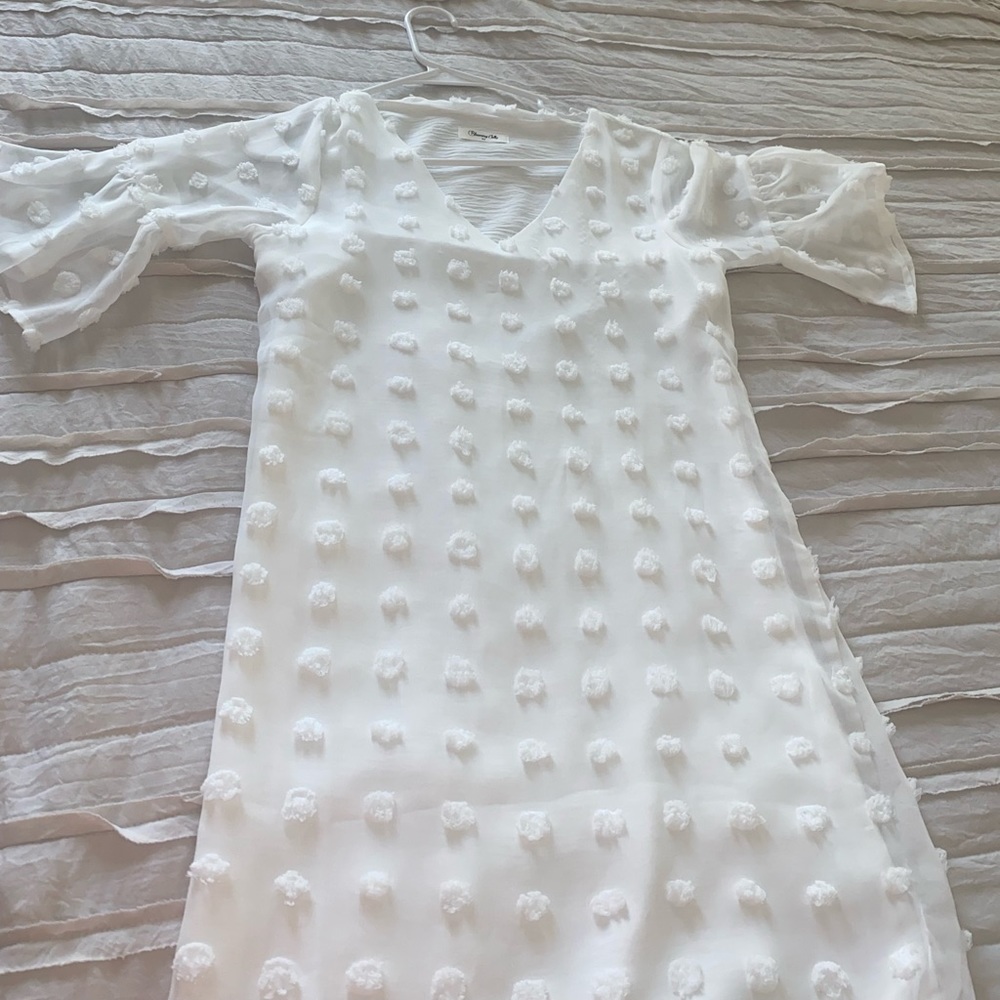 Blooming Jelly White Dress